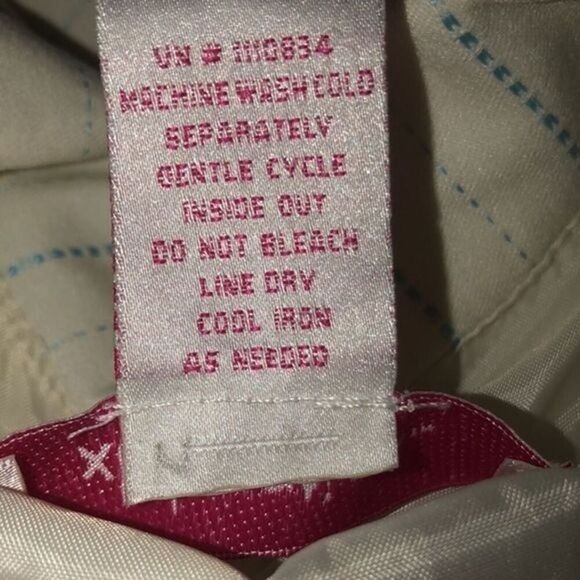 Xhilaration mss  suit jacket size L pastel colors striped - Picture 6 of 6